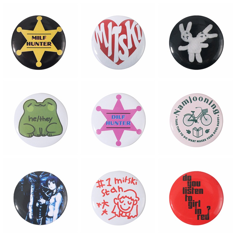 Ghim Cài Áo Bằng Thiếc Mềm Mại Họa Tiết Hoạt Hình Cảm Xúc Độc Đáo