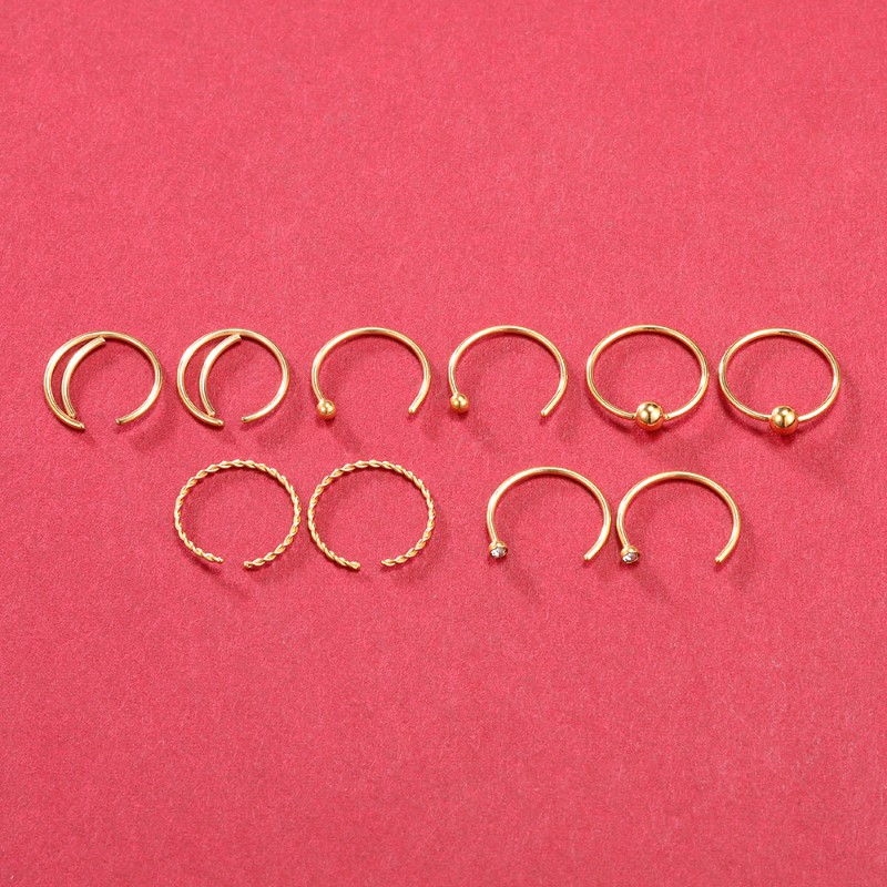 Set 44 Đinh Tán Xuyên Mũi 20g Thời Trang Cá Tính