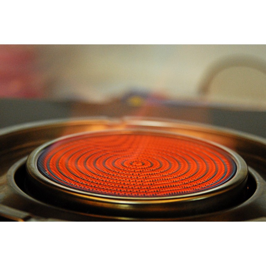 Điếu Gang Đơn Bếp Gas Hồng Ngoại phi 95mm, Hàng Chính Hãng, Giúp Tiết Kiệm Gas