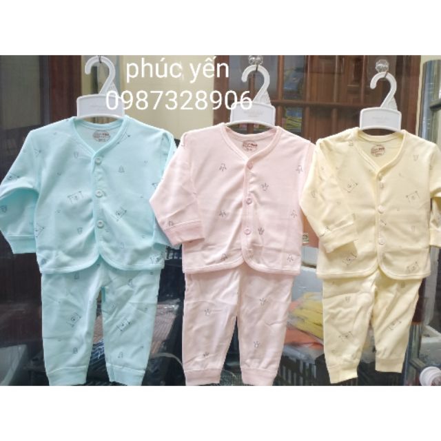 Bộ Sơ Sinh Hàng Quảng Châu Cực Đẹp Cho Bé (Chất Cotton Cực Mịn) (SP000843)