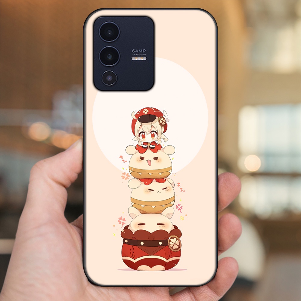 Ốp lưng Vivo V23 5G viền đen in hình Klee Genshin Impact