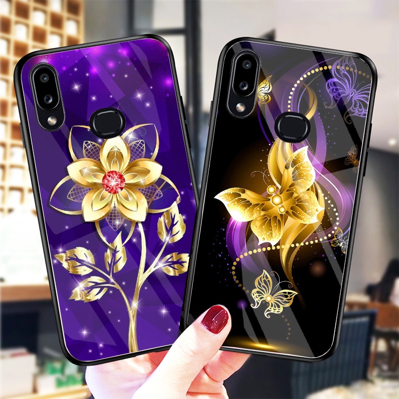 Ốp Lưng SAMSUNG GALAXY A10S Ốp kính bóng cao cấp mới nhất