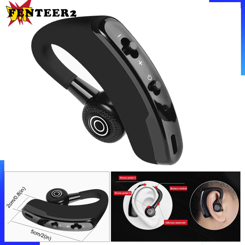 Tai Nghe Bluetooth V4.0 Cvc6.0 200h Hiệu Fenteer2 3c Cho Điện Thoại / Văn Phòng