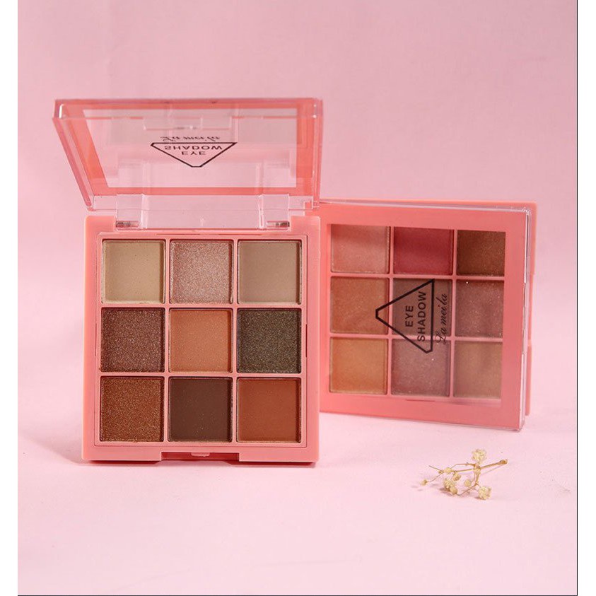 🍀Phấn Mắt 9 Ô Lameila NUDE 3048 Nội Địa chính hãng tông tây hot