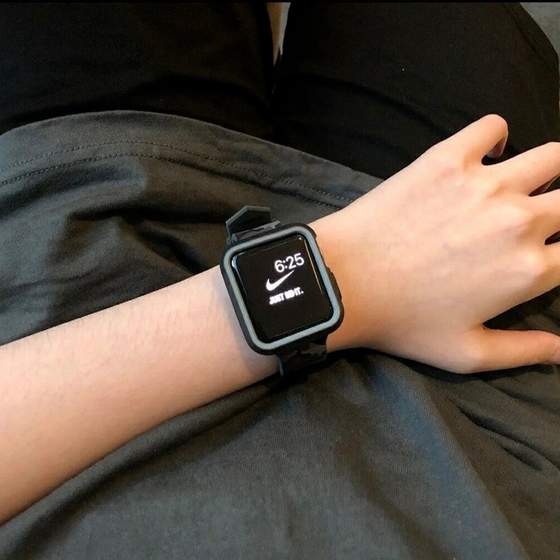 Ốp Bảo Vệ 360 Độ Bằng TPU Trong Suốt Chống Sốc Cho Apple Watch Case 8 7 6 SE 5 4 3 2 1 iWatch 44MM 40MM 49mm 41Mm