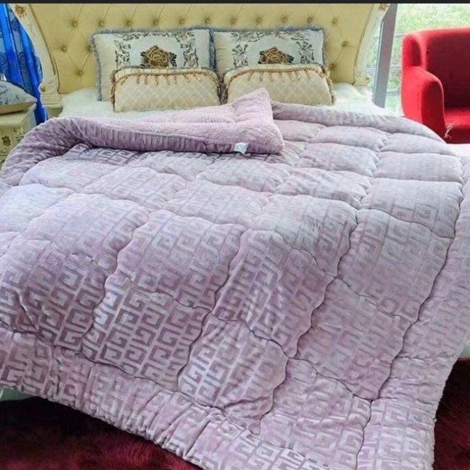CHĂN LÔNG CỪU LUXURY CLASSIC Họa Tiết Chữ Vạn, Chăn cừu ULTIMATE cao cấp mới nhất 2021, Kích Thước 2m x2m3 - Hàng uy tín