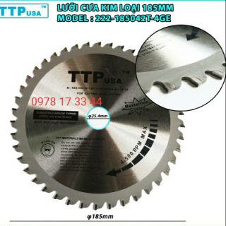 Lưỡi cắt sắt TTP usa 185mm 42 răng germany