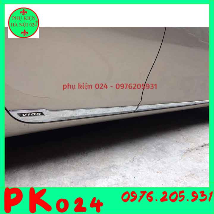 [Vios 2014-2018] Bộ Ốp Nẹp Sườn Cho Xe Vios 2014 2015 2016 2017 2018