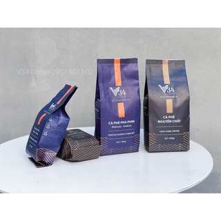 V34 Coffee-Cafe nguyên chất (V34 Strong - 100% Robusta)