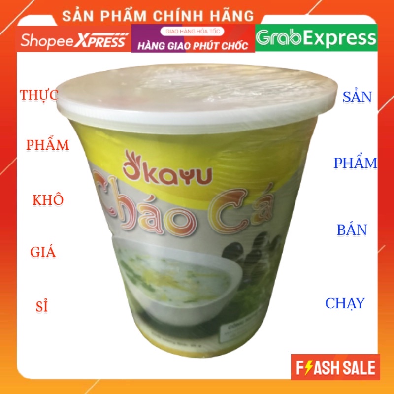 Cháo cá ăn liền Asuzac ly 36g