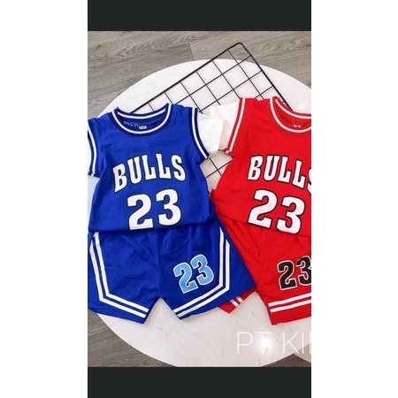 B60 [2-8 tuổi] Bộ thể thao bóng rổ cho bé trai cotton (10-25kg)