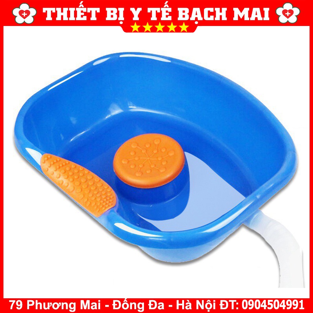 ✅ Chậu Gội Đầu CÓ ĐỆM CAO SU MÀU CAM, dùng cho người già bà bầu trẻ nhỏ, bồn gội đầu cho bệnh nhân