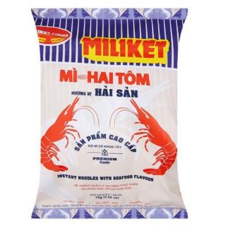  Mì 2 tôm miliket hải sản 75g