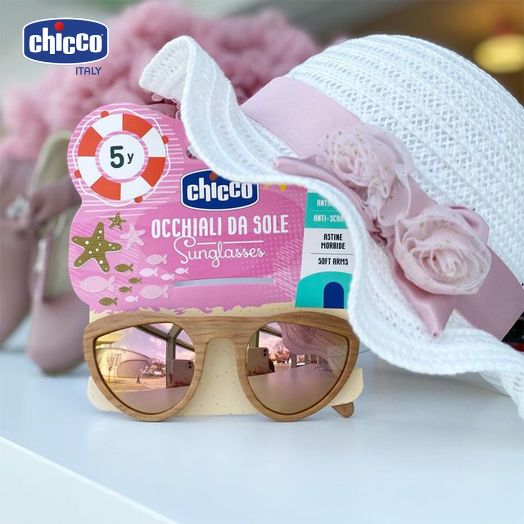 [Mã LT50 giảm 50k đơn 250k] Kính mát chống tia UV Chicco 5Y+ Chuồn chuồn