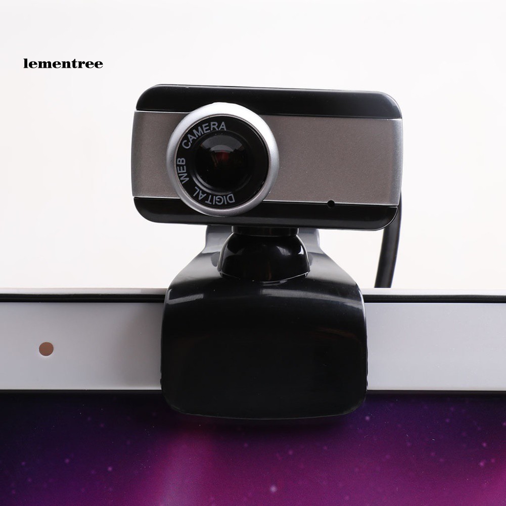 ✡WYB✡USB 2.0 640x480 Video Record Webcam Web Camera with Mic for Desktop Computer PC