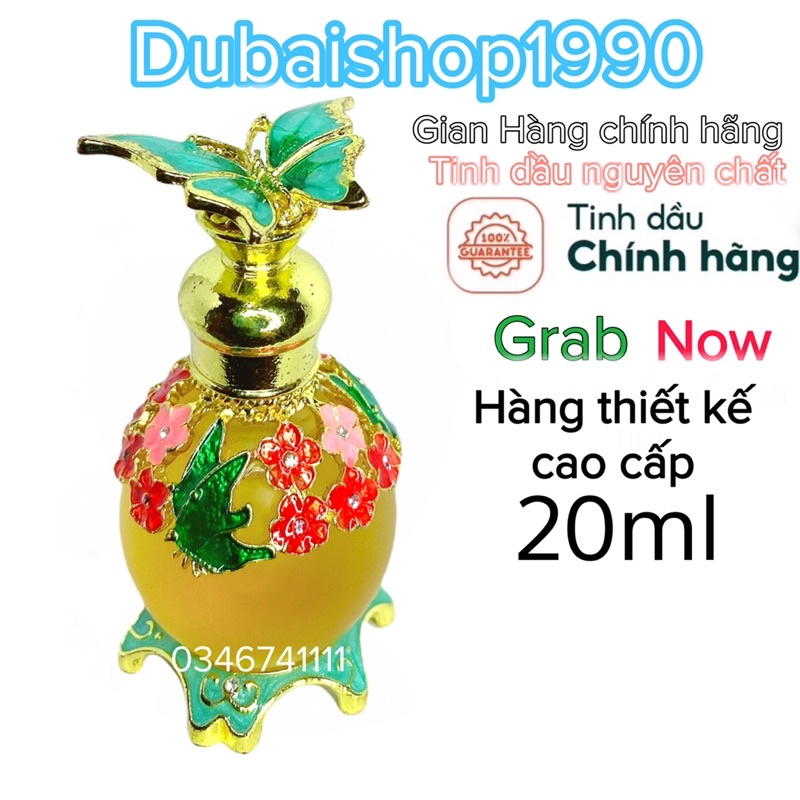 Tinh dầu nước hoa Dubai hàng thiết kế cao cấp tím hồng