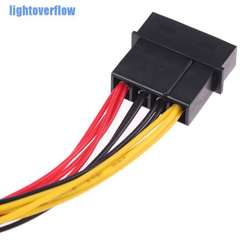 Đầu nối cáp quạt làm mát 12V 7V 5V nguồn 4Pin Molex sang 3Pin cao cấp