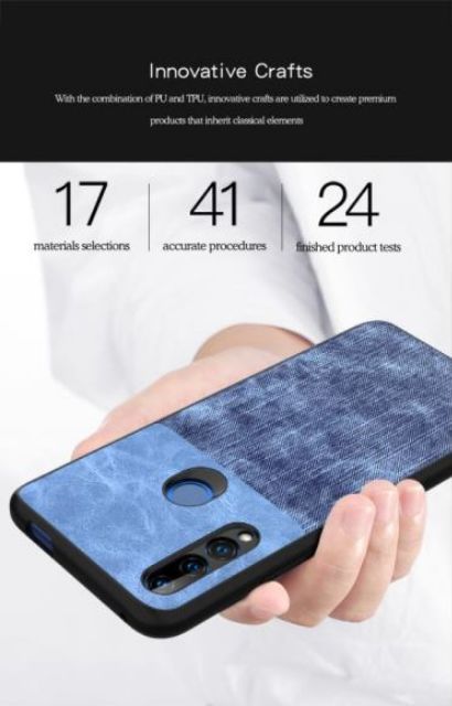 Ốp lưng Huawei Y9 Prime 2019 chống sốc vân da bò thời trang cao cấp