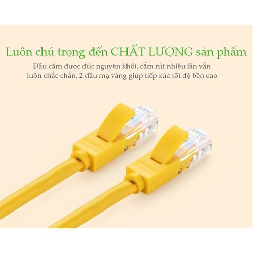 Dây Mạng Cat 5e Bấm Sẵn 2 Đàu Dài 3m ugreen 11232