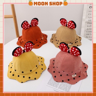Mũ Thu Đông Cho Bé Gái Tai Mickey Phong Cách Hàn Quốc Đáng Yêu Cho Bé Từ 8-36 Tháng Tuổi