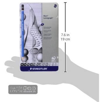 Bút Chì Staedtler Stedler Xanh Blue HB đến 9B - RẺ NHẤT
