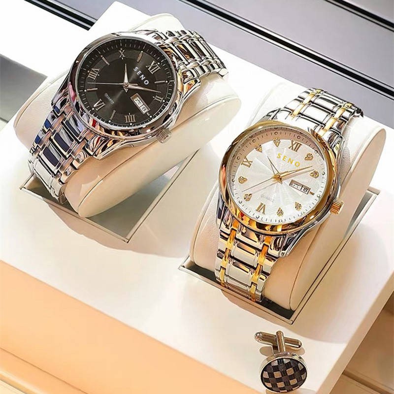 hồ đồng Authentic Swiss Automatic Machine Core Watch Male-Day Life Light không thấm nước Cặp đôi kim cương không cơ