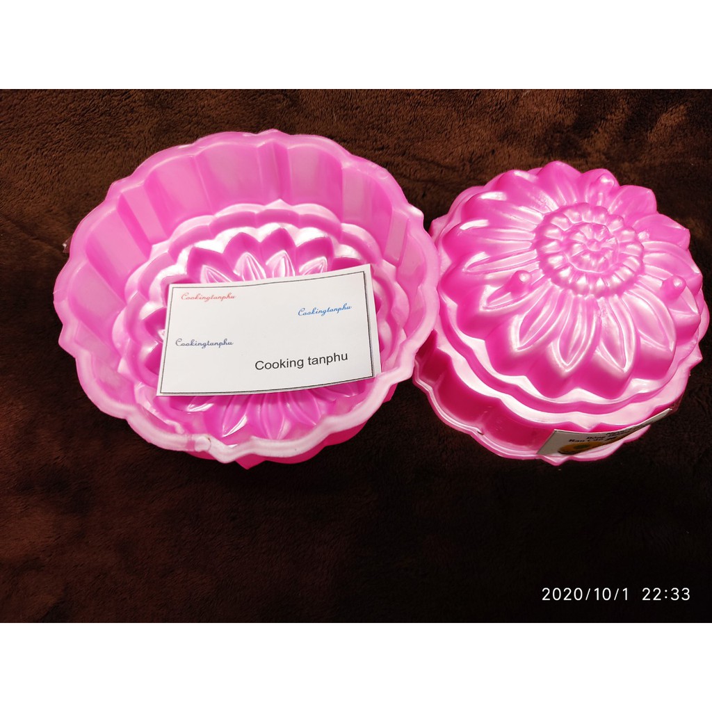 KHUÔN XÔI TRÒN , RAU CÂU , HƯỚNG DƯƠNG 9,5 cm x 5 cm