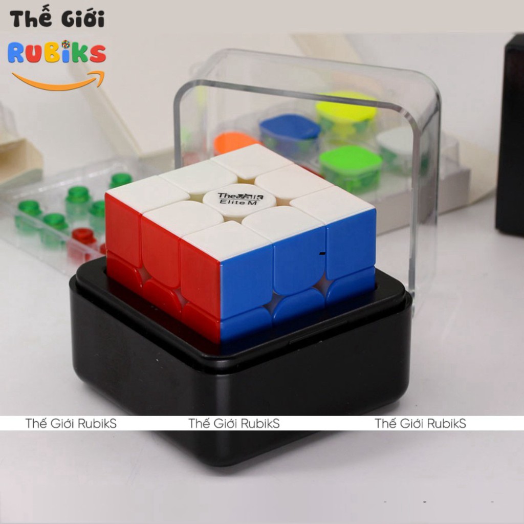 Rubik Valk 3 ELITE M 3x3 Có Sẵn Nam Châm Stikerless / Black