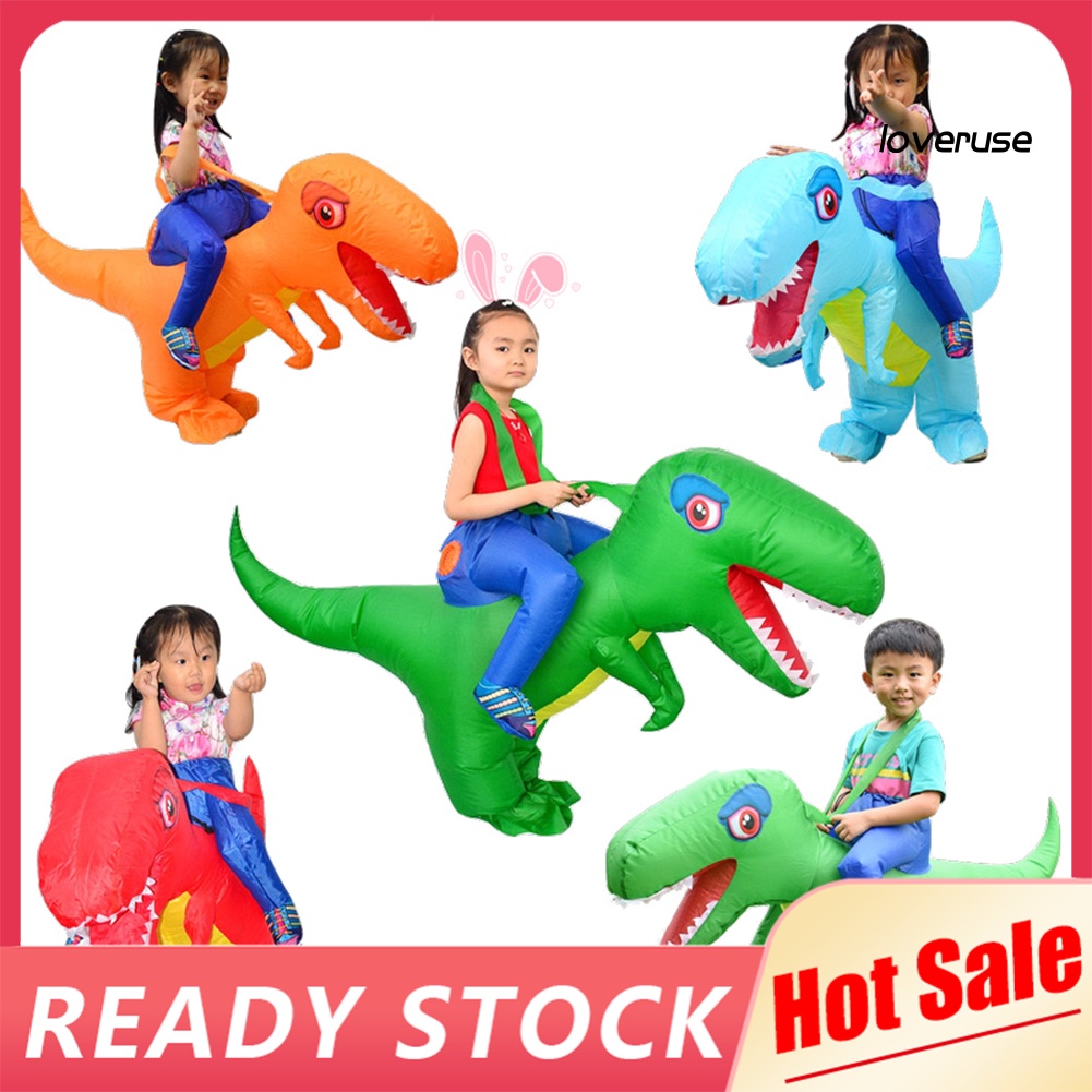 Bộ đồ hóa trang khủng long bơm hơi dành cho trẻ em dịp halloween