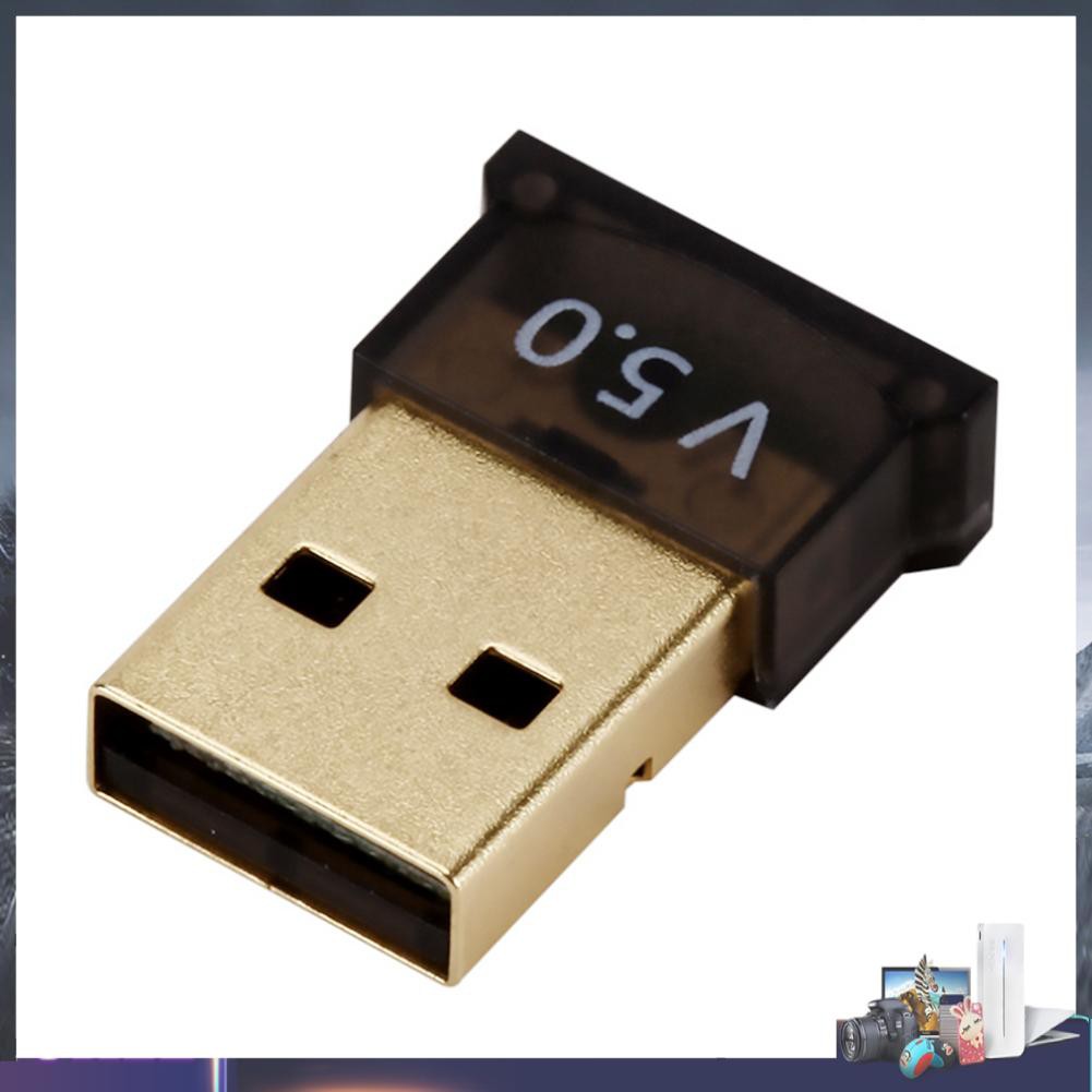 USB bluetooth 5.0 thu âm thanh không dây Dongle CSR 4.0 cho loa máy tính PC