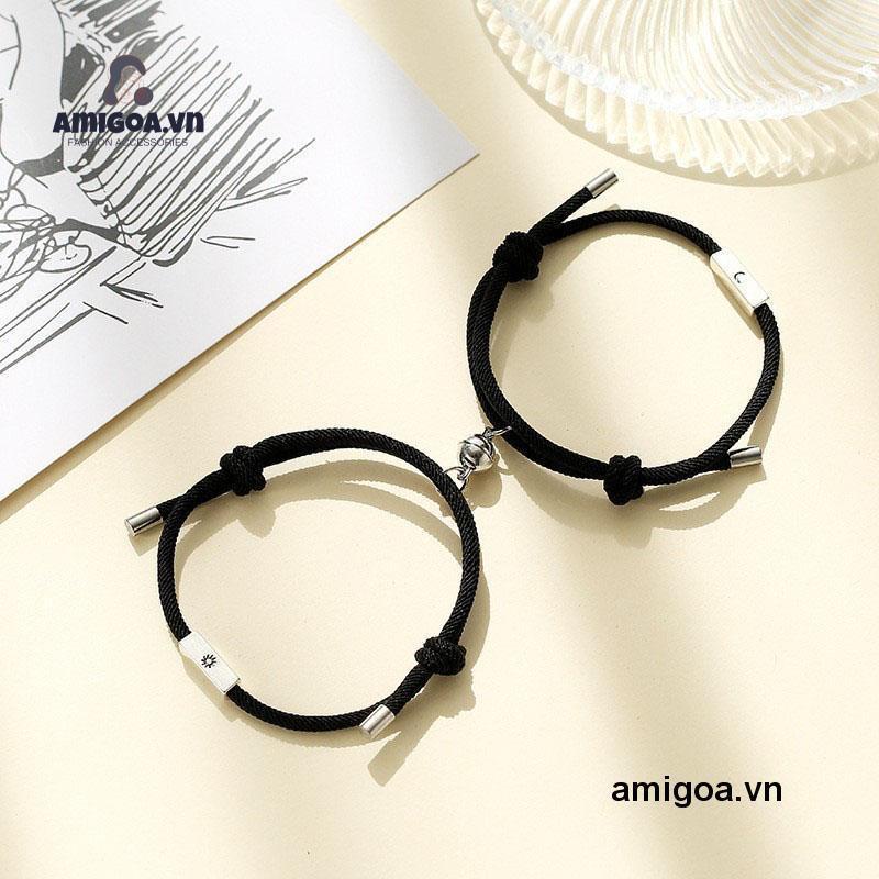 ✨✨SUN - MOON Magnet Couple, Moon and Sun Couple Bracelet dành cho nam và nữ