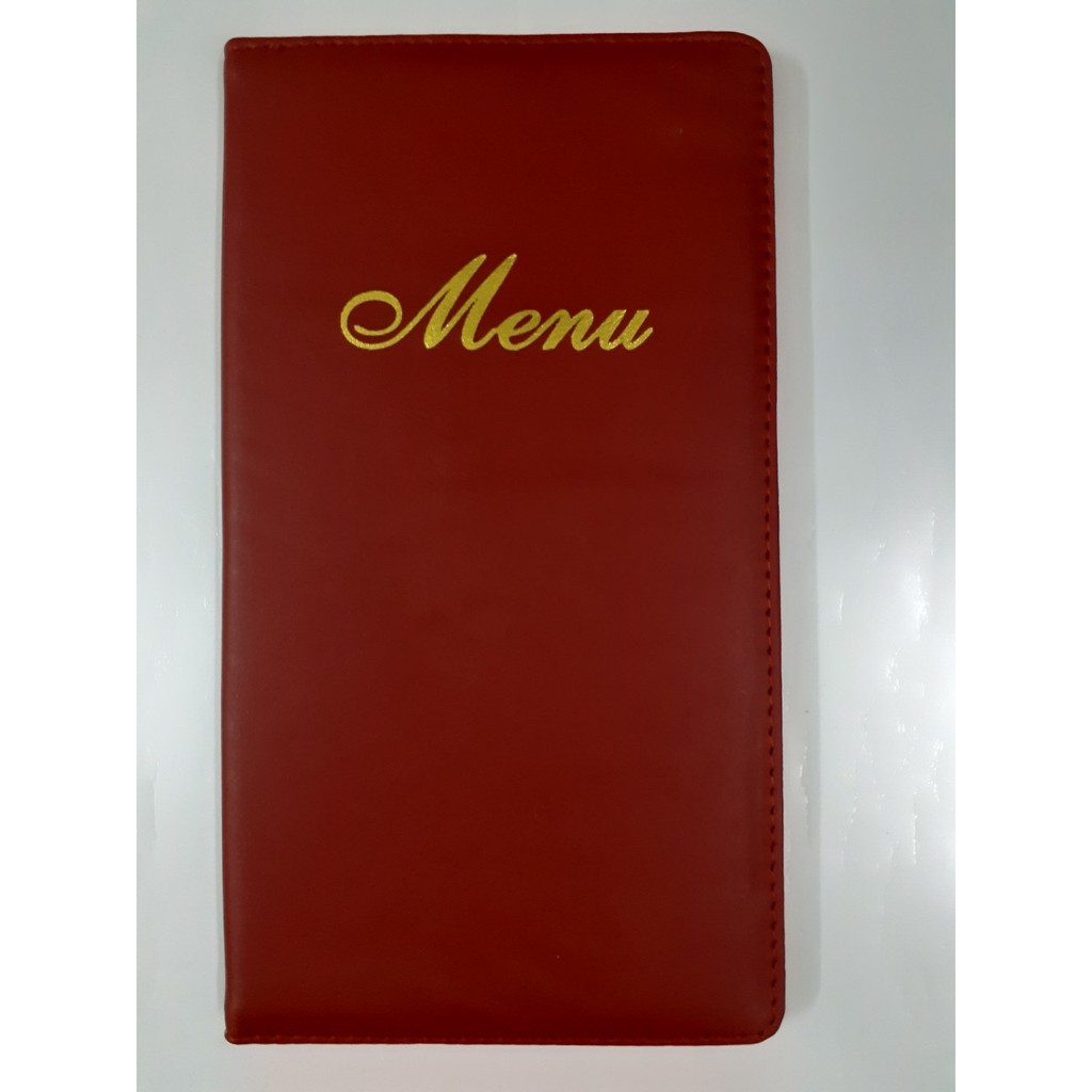 Menu A5 10 lá quyển da 203