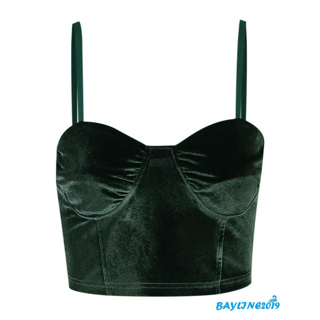 Áo hai dây dáng ngắn quyến rũ cho nữ