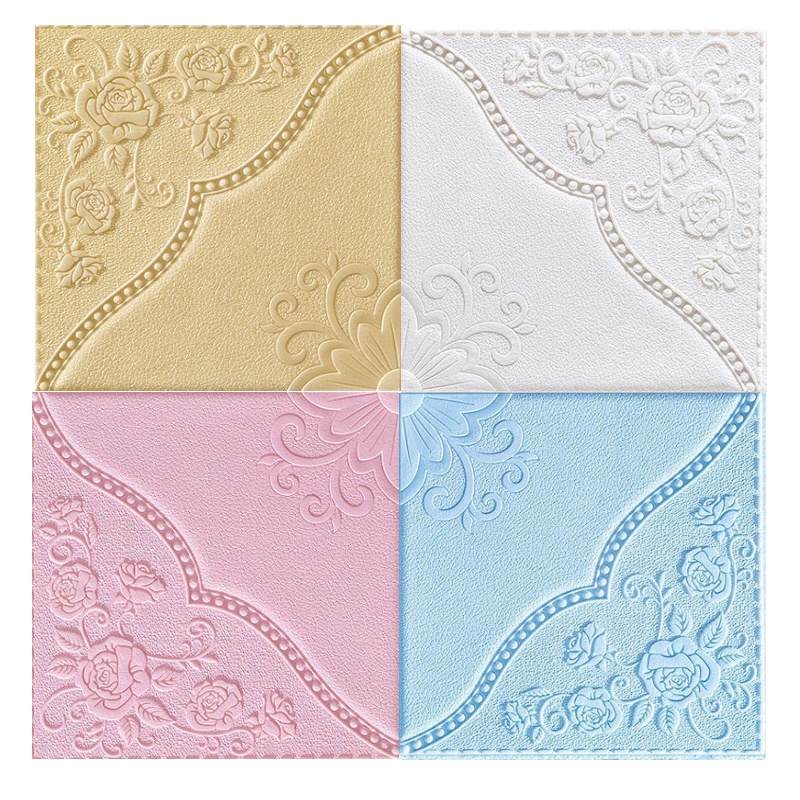 Miếng dán tường 3D bằng mút xốp trang trí phòng | BigBuy360 - bigbuy360.vn