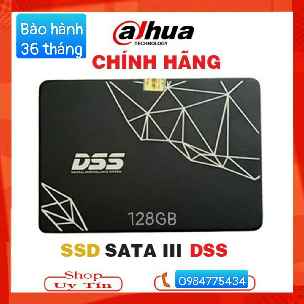 SSD 128GB DSS chính hãng Dahua. Fullbox, Bảo hành chính hãng 36 Tháng