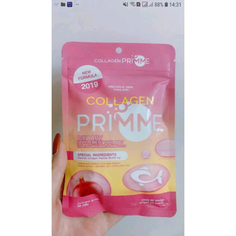 Viên trắng da Collagen Primme thái 60vien sẵn | BigBuy360 - bigbuy360.vn