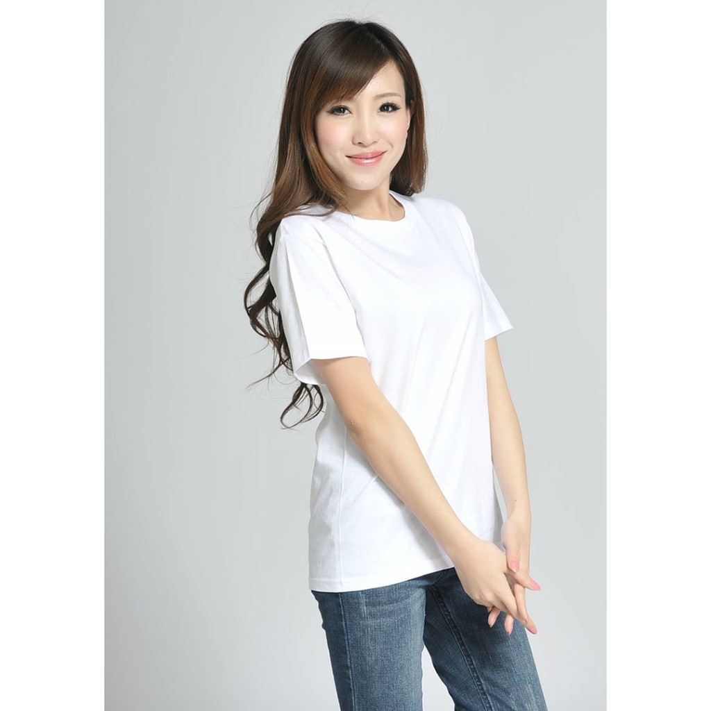 [Kèm video] Áo thun nữ cổ tròn trắng trơn Size S,M,L form đẹp vải mịn Kabuto | BigBuy360 - bigbuy360.vn