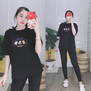 Đồ Bộ Nữ Thêu Đồ Bộ Thun Quần Dài Đồ Bộ Mặc Nhà Đẹp