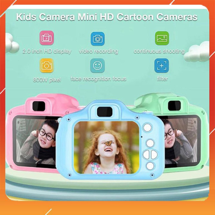 HOT - Máy ảnh kỹ thuật số mini 2.0 inch 1080P có 3 màu cho bé | BigBuy360 - bigbuy360.vn