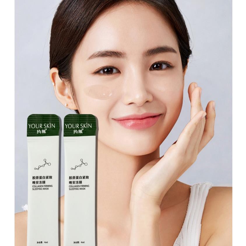 [Rẻ nhất] Một Hộp 20 Gói Mặt Nạ Ngủ Thạch Collagen Your Skin Nâng Cơ, Căng Bóng, Bổ Sung Collagen Gấp 5 Lần