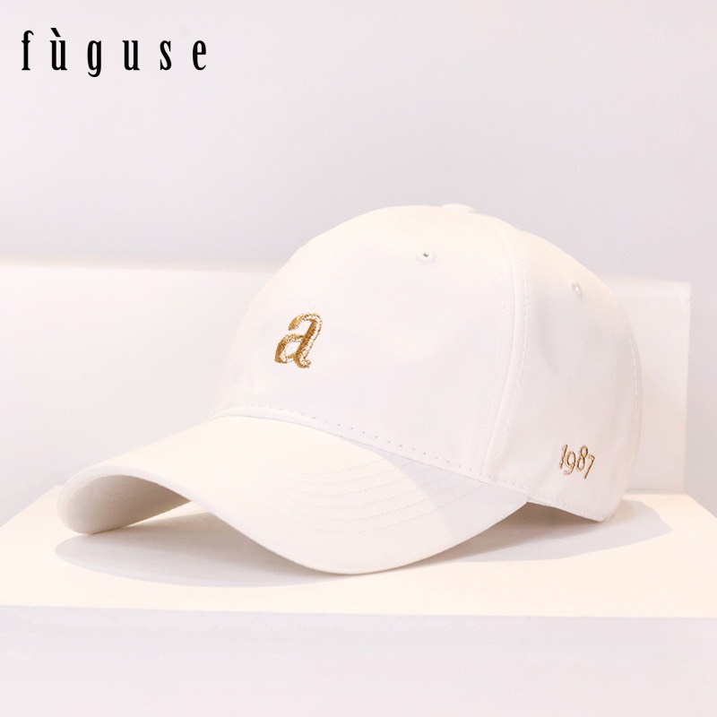 Mũ Lưỡi Trai Nón Kết Thêu Chữ A Fashion Phong Cách Ulzzang Form Unisex Nam Nữ - Hazo