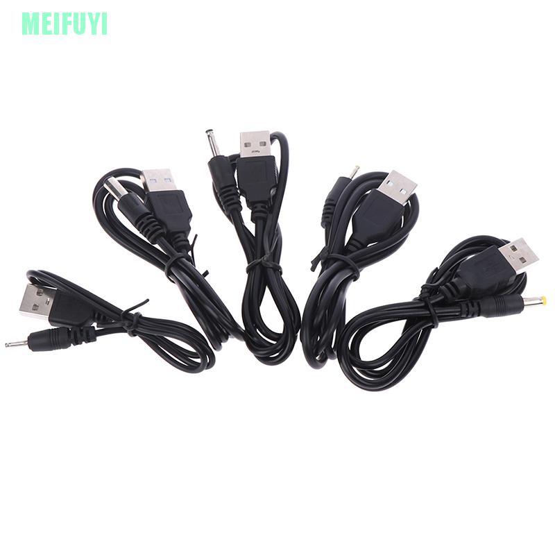 Cáp chuyển đổi Usb sang Dc 5.5mmx2.1 / 2.5x0.7 / 3.0x1.0 / 4.0x1.7 / 3.5x1.35 5v
