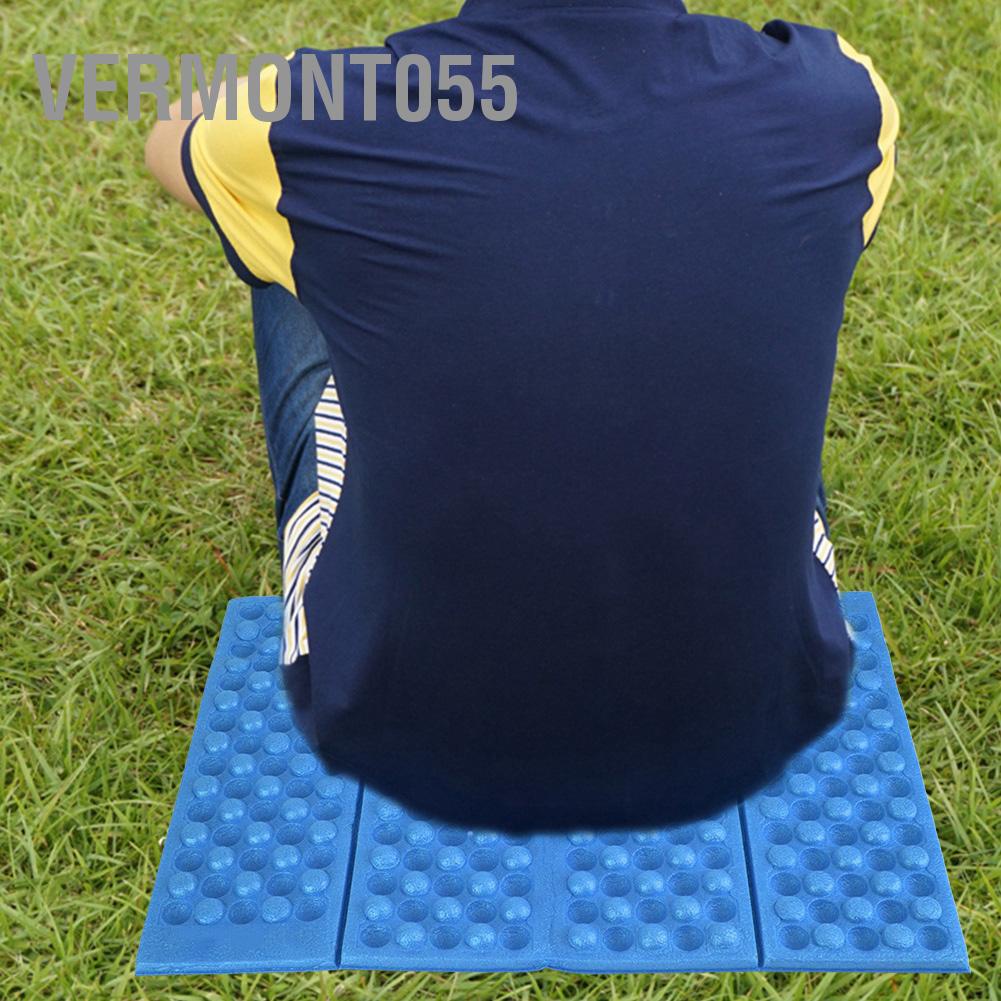 Hàng Hot Bọt có thể gập lại ngoài trời Đệm sân vườn không thấm nước Đệm ngồi cắm trại Thảm gấp di động Hàng giao ngayVermont055