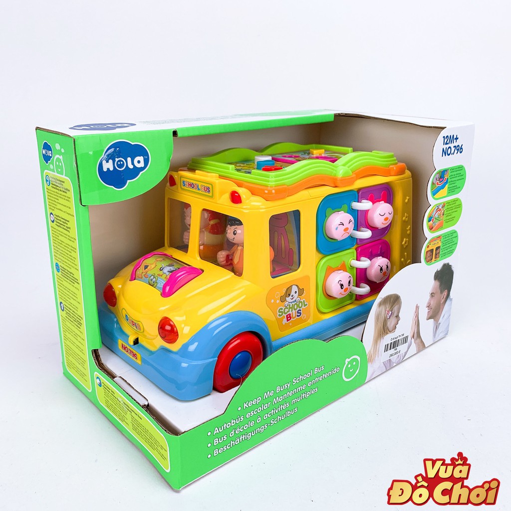 Xe Bus Trường Học Hola Toys 796