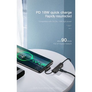 Cáp chuyển đổi Type-C to Type-C + Audio 3.5mm Baseus L53