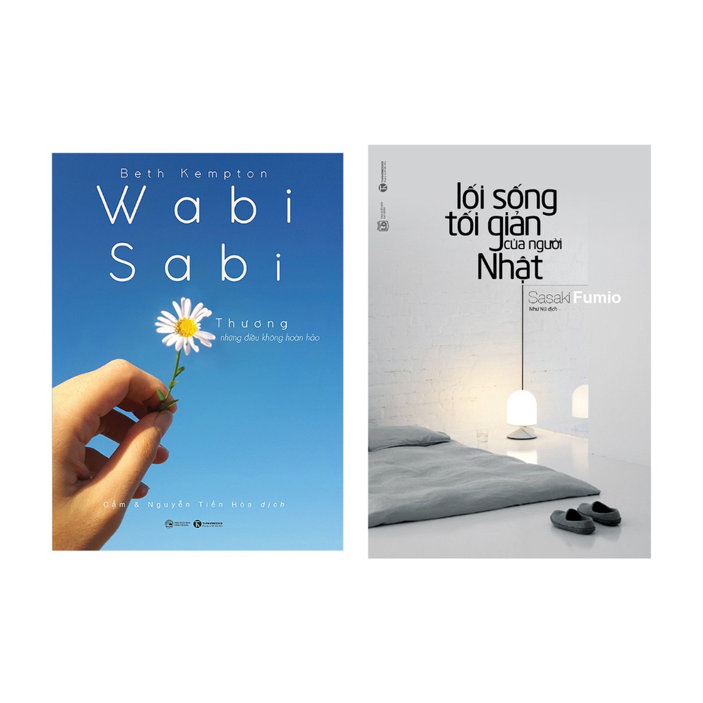 Sách Combo 2 Cuốn: Wabisabi Thương Những Điều Không Hoàn Hảo + Lối Sống Tối Giản Của Người Nhật