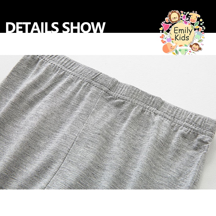 Quần Legging Co Giãn Bằng Cotton Màu Sắc Ngọt Ngào Dành Cho Bé Gái 3-8 Tuổi