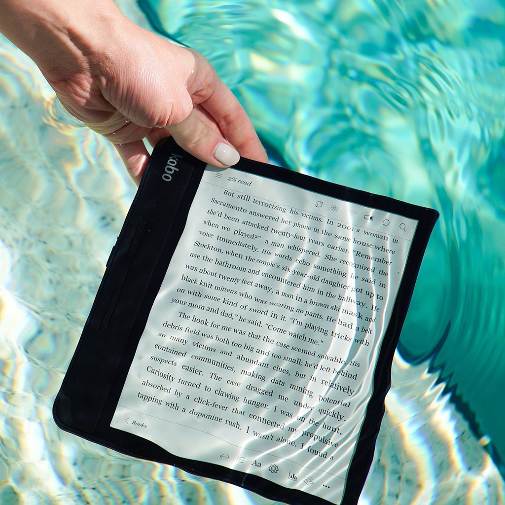 Máy đọc sách Kobo Forma 8Gb - nguyên seal - bảo hành 1 năm - hỗ trợ cài đặt online