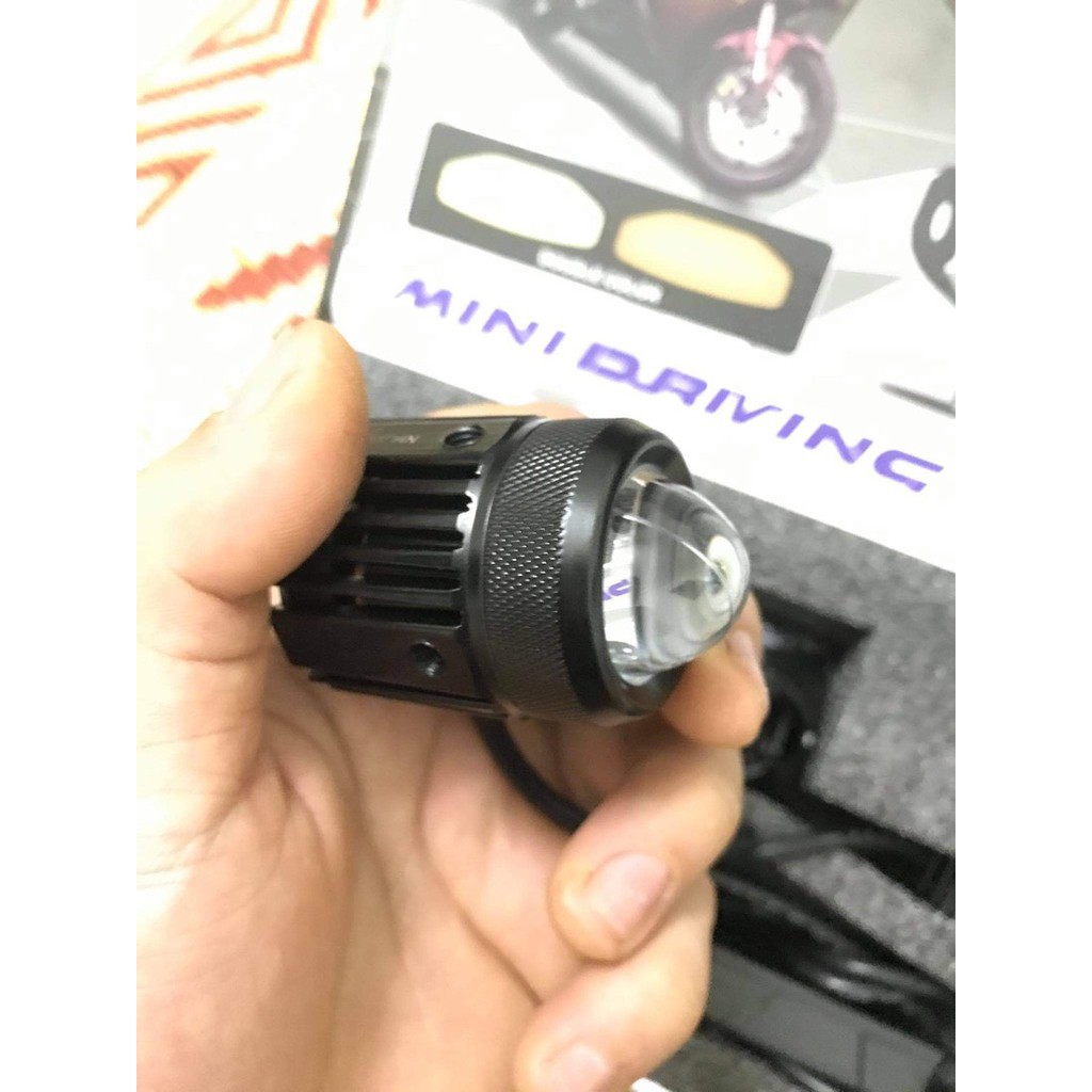 Đèn Trợ Sáng Mini 2 màu Cost Vàng Pha Trắng Chống Nước Bảo Hành 6 Tháng