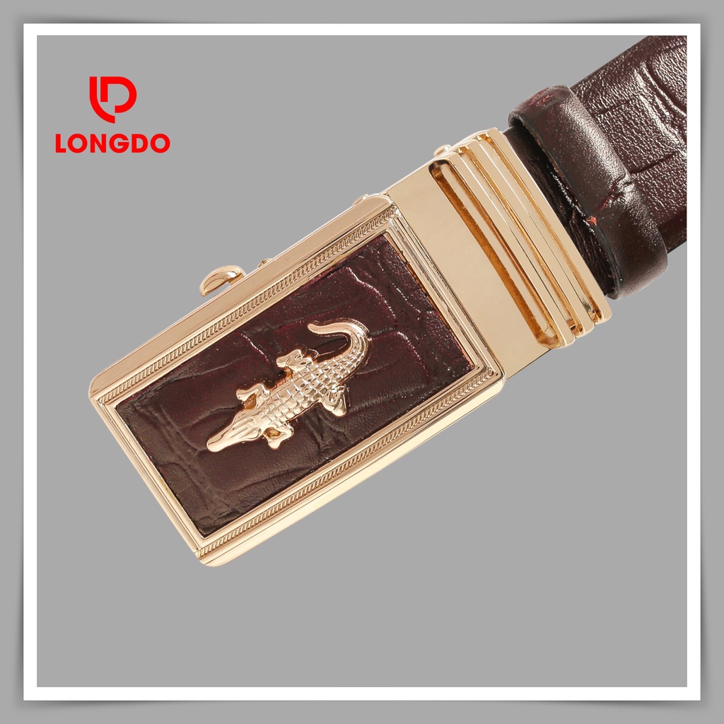 Dây nịt da nam - Cam kết 100% da bò thật - Hàng chính hãng thương hiệu Longdo Leather - TL01